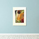 Klee - Little Tree、抽象芸術・アート キャンバスプリント (インサイチュ (ウッドフロア))