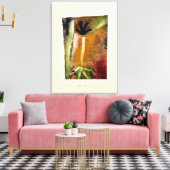 Klee - Little Tree、抽象芸術・アート キャンバスプリント (インサイチュ (リビング))