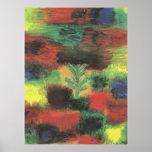 Klee - Little Tree Amid Shrubbery ポスター (正面)