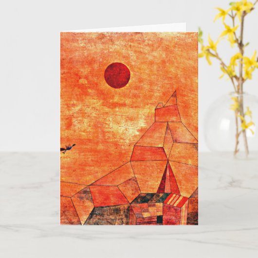 Klee - Marchen、カラフルアート カード (黄色い花)