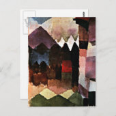 Klee - Marc's Gardenヘアドライヤー ポストカード (正面/裏面)