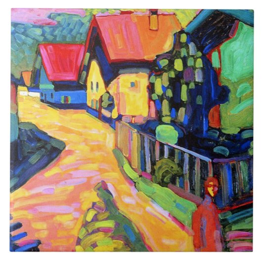 Klee - Murnau通りwith Women, タイル (正面)