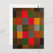 Klee - New Harmony, colorful geometric design ポストカード (正面/裏面)