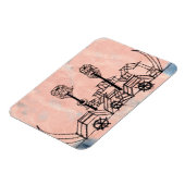 Klee - Old Steamboat、抽象芸術・アート マグネット (左側)