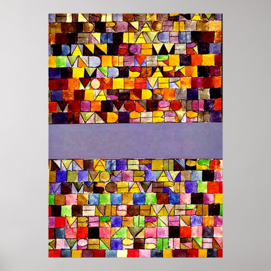 Klee - Once Emerged from the Gray of Night ポスター (正面)