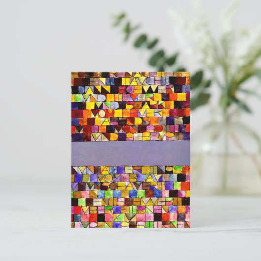 Klee - Once Emerged from the Gray of Night ポストカード (スタンド正面)