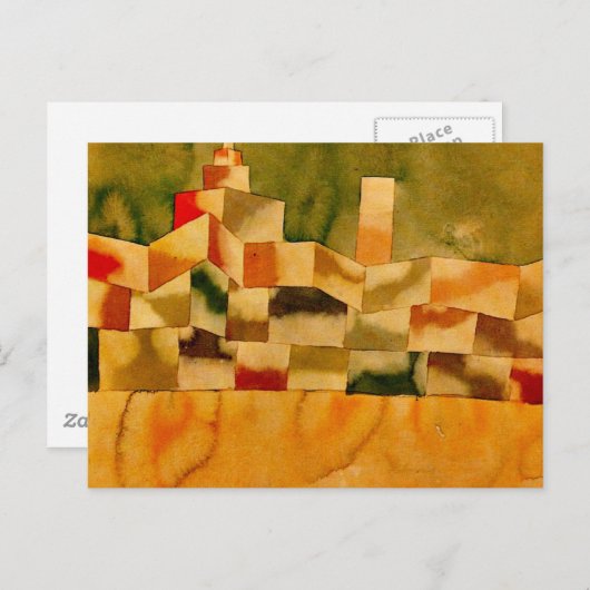 Klee - Oriental Architecture ポストカード (正面/裏面)