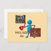 Klee - Paul Klee Art ポストカード (正面/裏面)