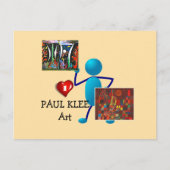 Klee - Paul Klee Art ポストカード (正面)