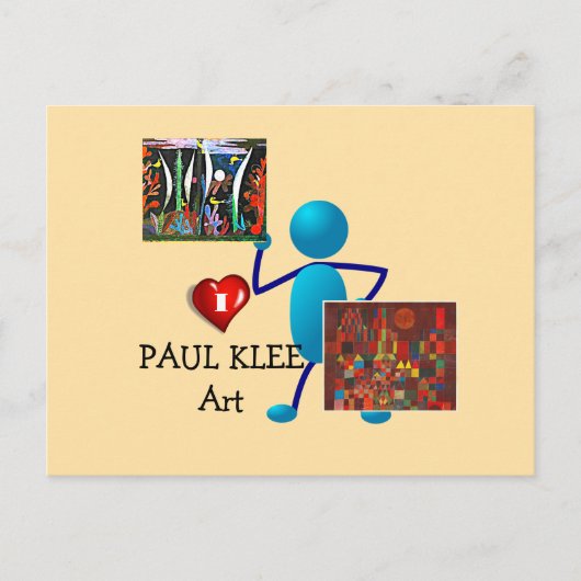 Klee - Paul Klee Art ポストカード (正面)