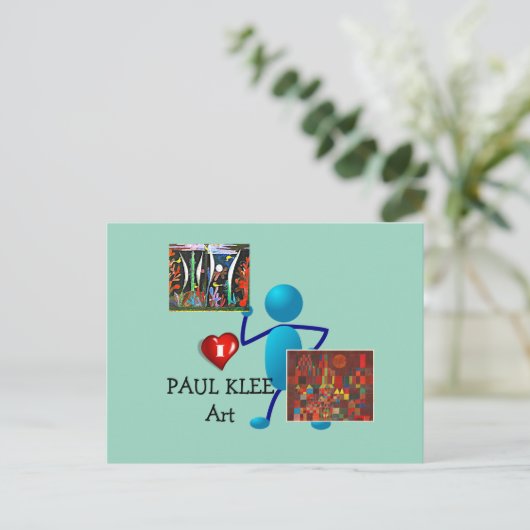Klee - Paul Klee Art ポストカード (スタンド正面)