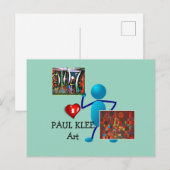 Klee - Paul Klee Art ポストカード (正面/裏面)