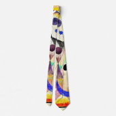 Klee - Persian Nigingales、抽象芸術・アート、 ネクタイ (裏面)