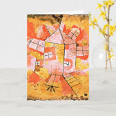 Klee - Revolving House カード (黄色い花)