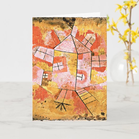 Klee - Revolving House カード (黄色い花)