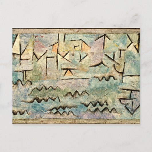 Klee - Rhine at Duisburg, HD ポストカード (正面)