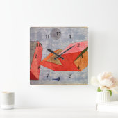 Klee - Short Sea Voyage スクエア壁時計 (ホーム)