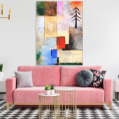 Klee - Small Fir写真 キャンバスプリント (インサイチュ (リビング))