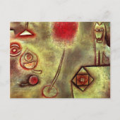 Klee - Still Life with Animal Statette ポストカード (正面)