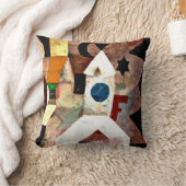 Klee - The Chapel, Paul Klee 絵画's クッション (ブランケット)