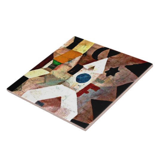 Klee - The Chapel, Paul Klee 絵画's タイル (側面)