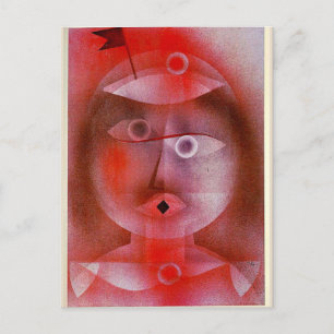 Klee - The Mask with the Little Flag ポストカード