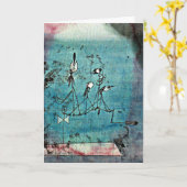 Klee - Twittering Machine カード (黄色い花)