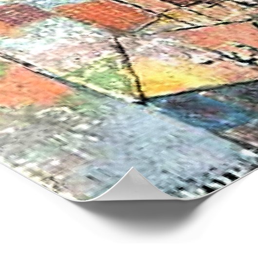 Klee - Two Country Houses ポスター (角)