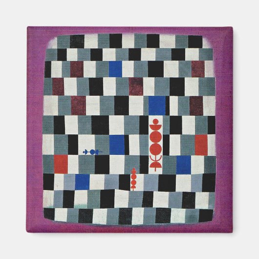 Klee - Ueberschach, 1937年のアートワーク マグネット (正面)