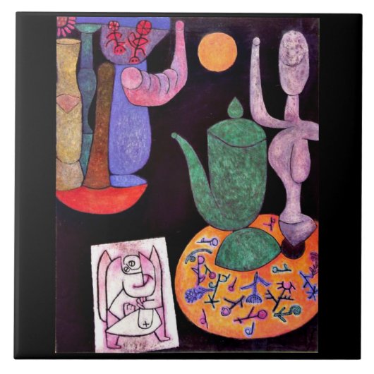 Klee - Untitled, still life, 1940. タイル (正面)