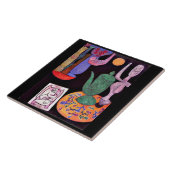 Klee - Untitled, still life, 1940. タイル (側面)