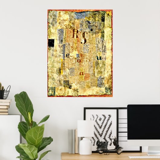 Klee - Vocal Fabric of the Singer Rosa Silber ポスター (ホームオフィス)