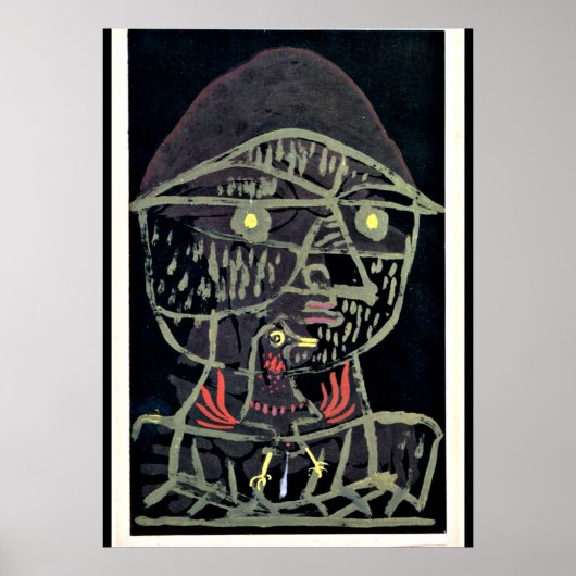 Klee - Vogelfanger、抽象芸術・アート ポスター (正面)