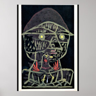 Klee - Vogelfanger、抽象芸術・アート ポスター