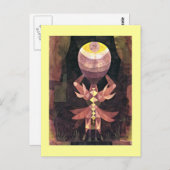 Klee - Wild Berry、Paul Klee 絵画's ポストカード (正面/裏面)