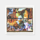 Klee - WindowsとPalm Trees スタンダードカクテルナプキン (正面)