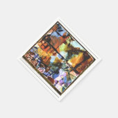 Klee - WindowsとPalm Trees スタンダードカクテルナプキン (角)