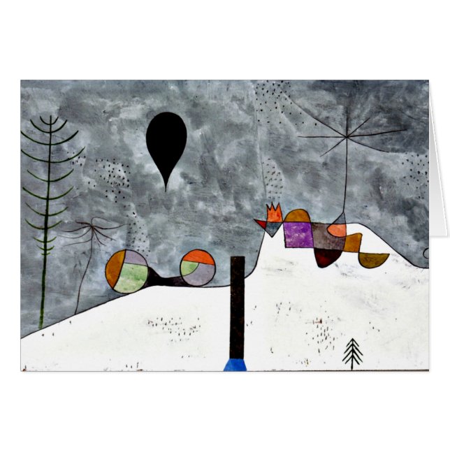 Klee - Winter, Paul Klee 絵画's (正面横)