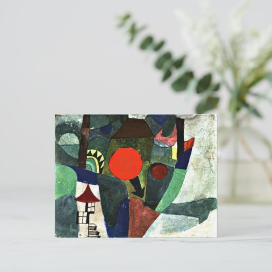 Klee - With the Setting Sun ポストカード (スタンド正面)