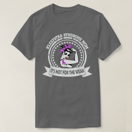 Kleefstra Syndrome MomPurple Ribbon Awareness  Tシャツ (デザイン正面)