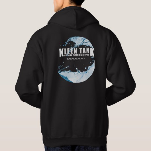 Kleen Tank パーカー フロント/バック ロゴ パーカ (裏面)