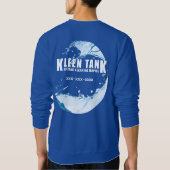 Kleen Tank - #2 White on Blue Customizable Phone スウェットシャツ (裏面)