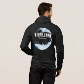 Kleen Tank Blue 裏デザインジップアップフーディー パーカ (裏面フル)