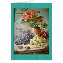 Kleinのピンクのゼラニウムの紫色のブドウ