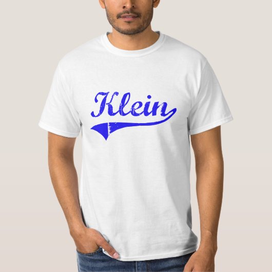 Kleinの姓のクラシックなスタイル Tシャツ (正面)