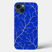 Klein Blue Tree Branch iPhone Case Case-Mate iPhoneケース (裏面)