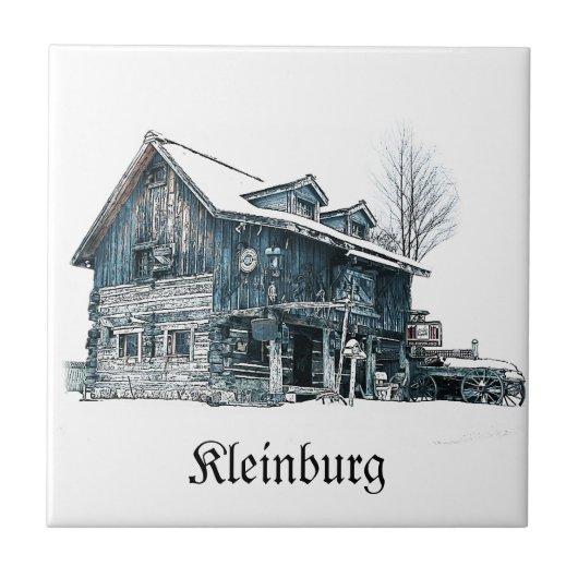 Kleinburgのオンタリオの記念品のタイル タイル (正面)