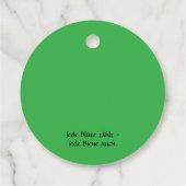 Kleine Geste – Geschenkanhänger mit Hummelmotiv フェイバータグ (裏面)