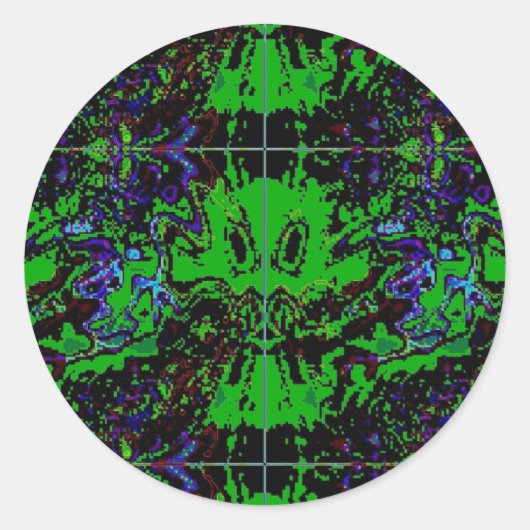 Kleine grüne Teufel ラウンドシール (正面)