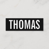 Kleine Moderne Visitenkarten Vorlage - スキニー名刺 (正面)